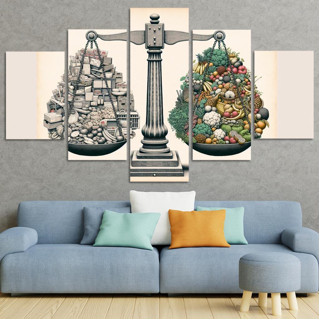 The Price Of Progress The Cost Of Consumerism Custom Paintings Frame