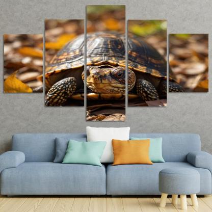 The Elegant Swallowtail Butterfly In A Wildflower Meadow Framed Paintings