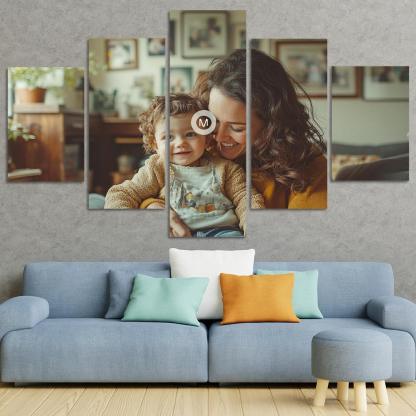 The Nurturers Embrace A Mothers Love Canvas Paintings Frame
