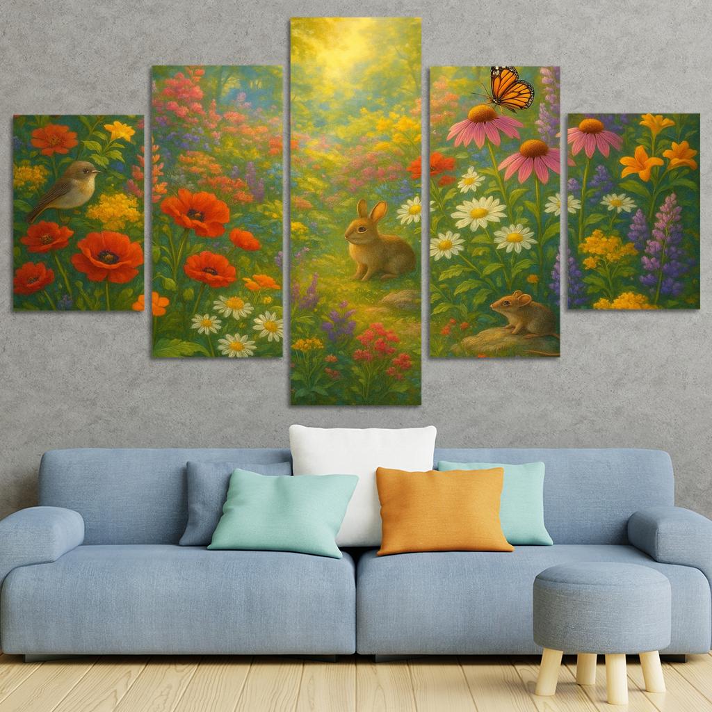 Secret Garden - Magical Plant World Framed Paintings