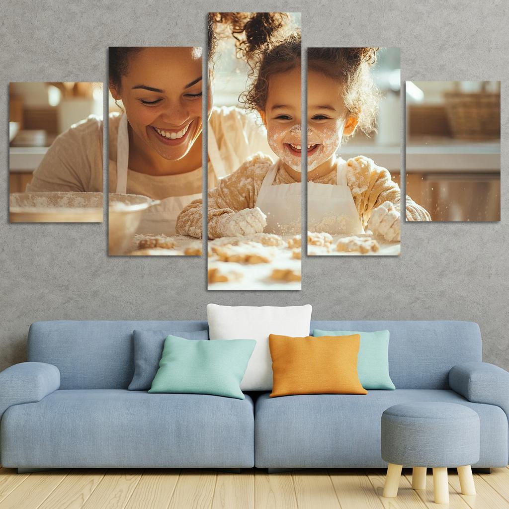 The Beauty Of Small Moments A Mothers Care Custom Paintings Frame