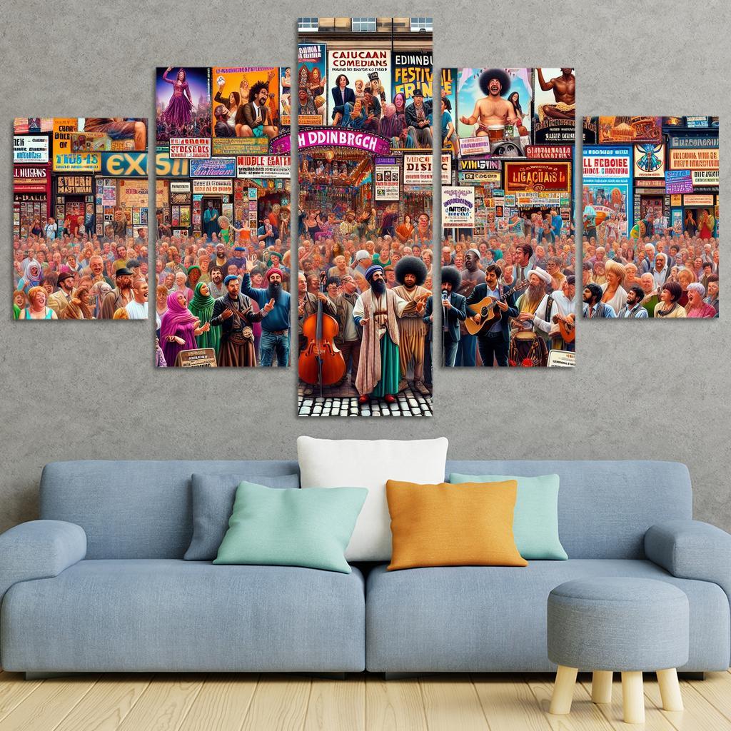 Edinburgh Festival Fringe - Scotland Framed Paintings