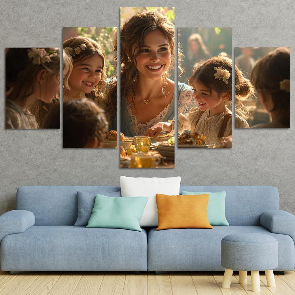 The Heartbeat Of The Family A Mothers Love Custom Paintings Frame