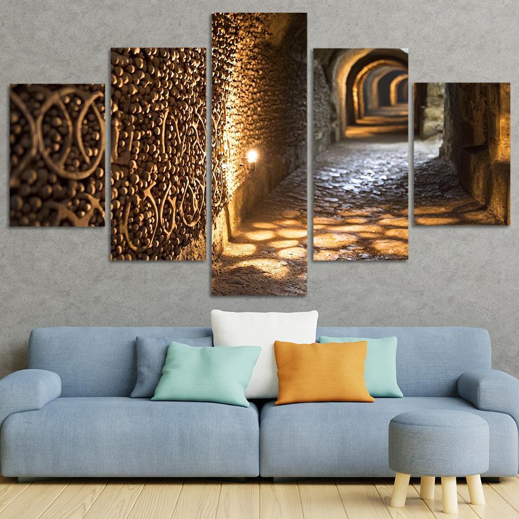 The Catacombs Of Paris Abstract Paintings Frame