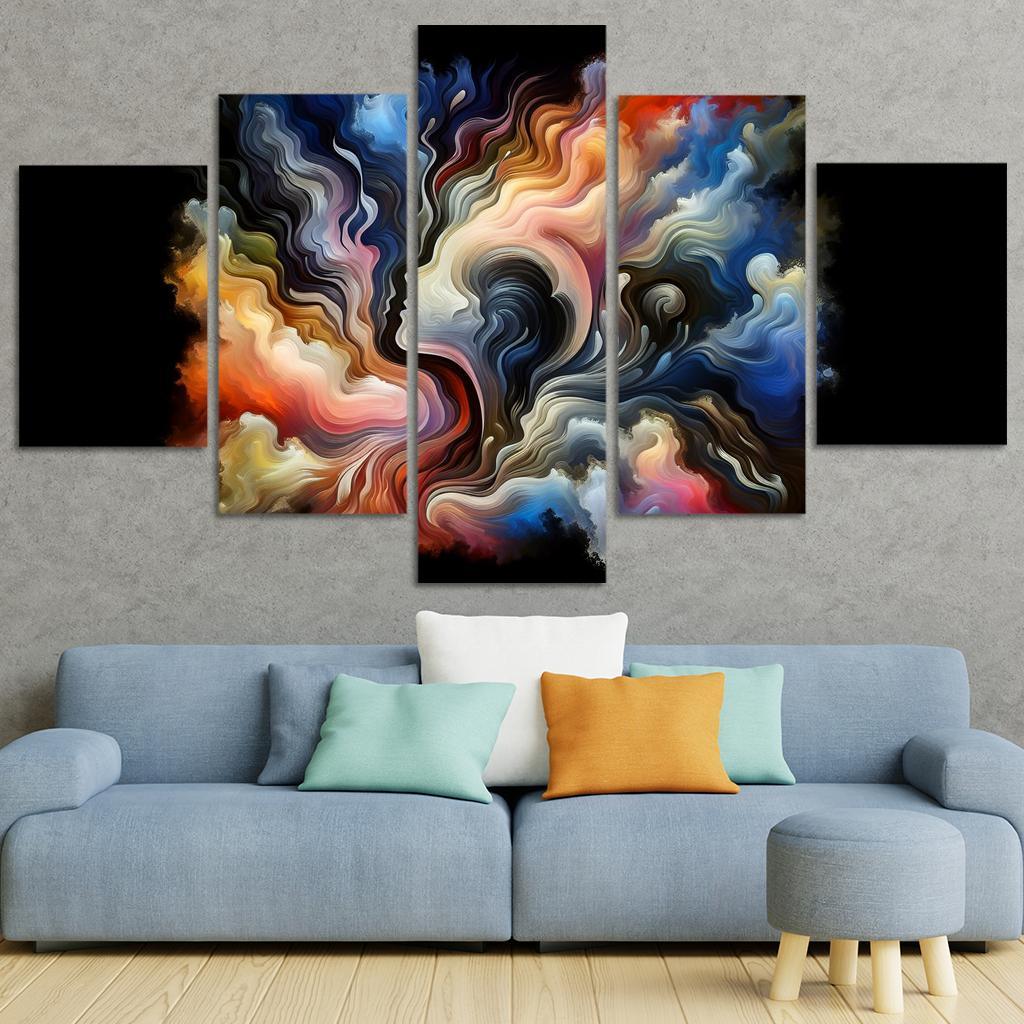 Invisible Illness The Reality Of Mental Health Multi-panel Paintings