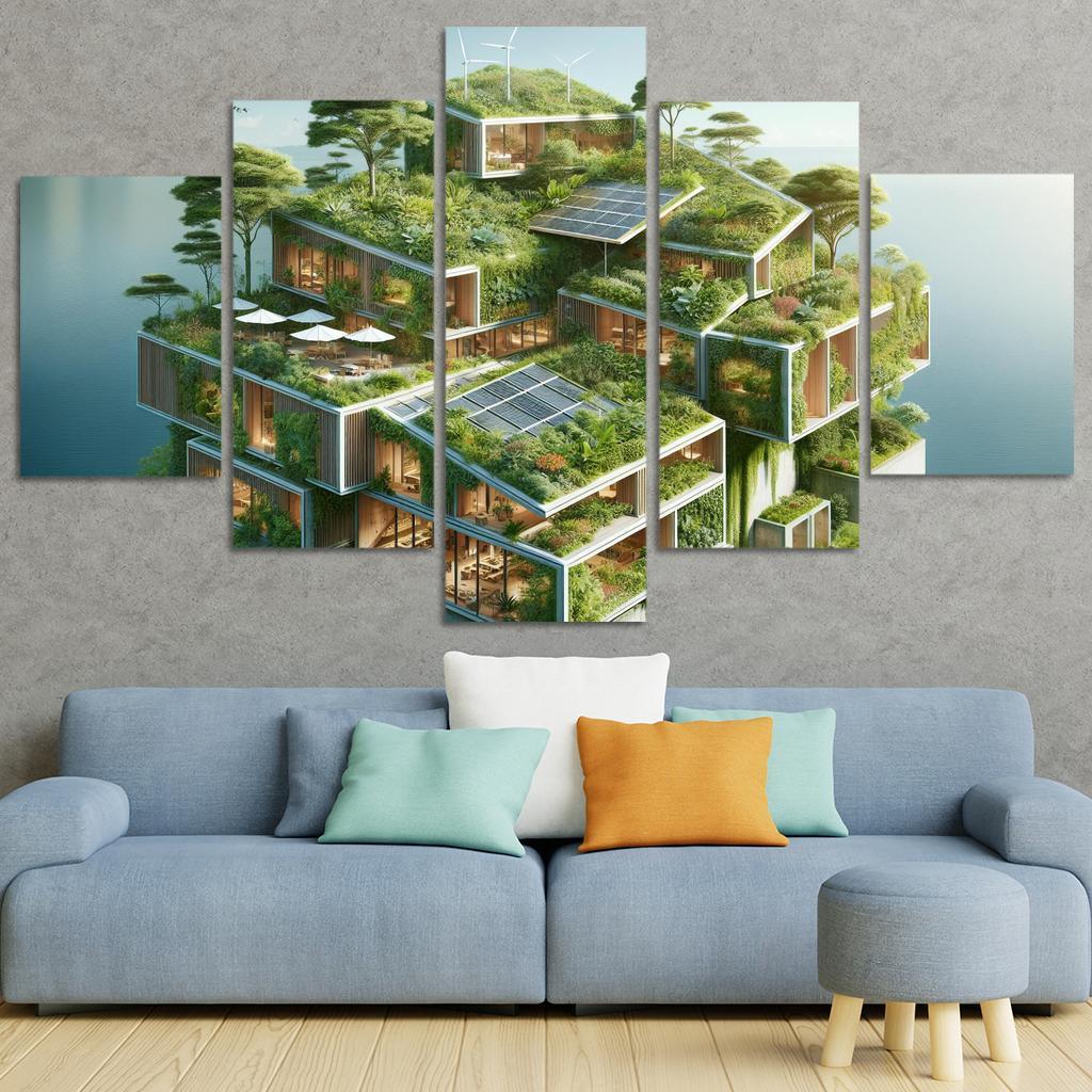 Symbiotic Architecture Custom Paintings Frame