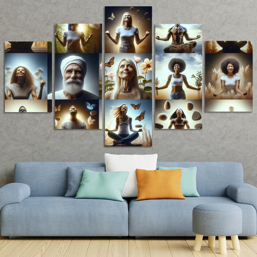 Resilience In The Face Of Adversity Stories Of Survivors Custom Paintings Frame