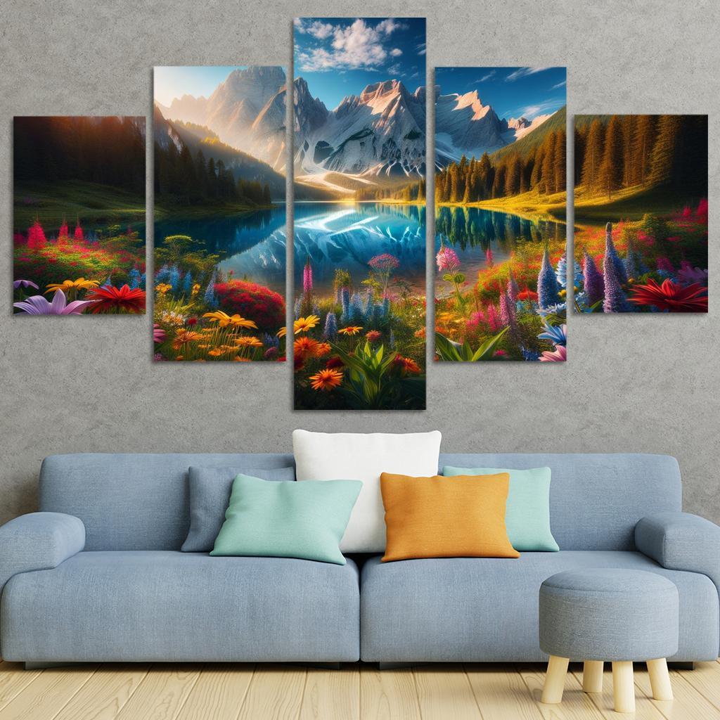 A Tribute To Our Planet Modern Paintings Frame