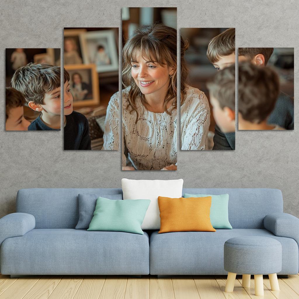 The Wisdom Of Generations Lessons From Mom Custom Paintings Frame