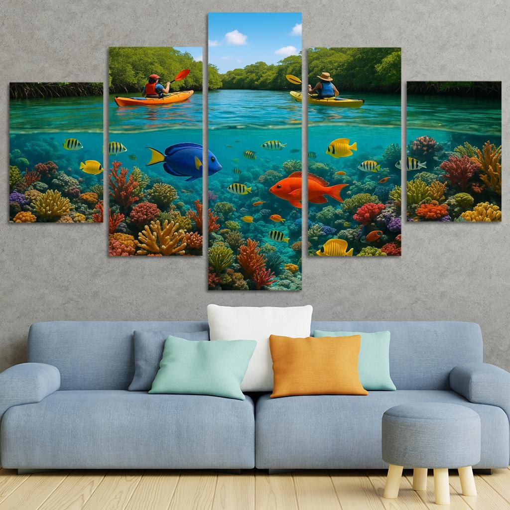 Coral Bay Adventure And Eco-tourism Custom Paintings Frame