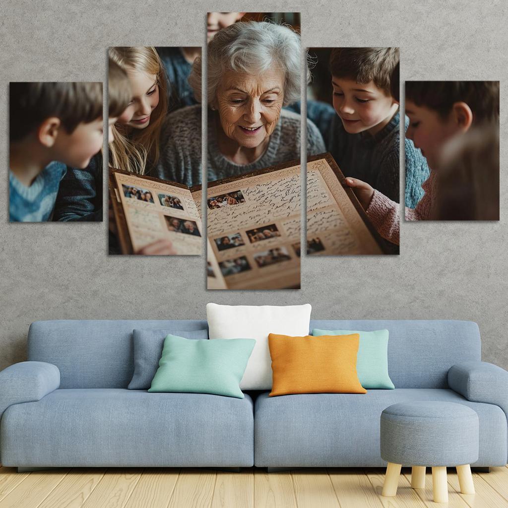 In Her Heart A Mother's Legacy Of Love Modern Paintings Frame