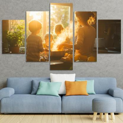 The Heartbeat Of Home A Mothers Love Canvas Paintings Frame