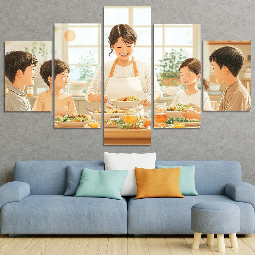 The Heart Of The Family A Mothers Love Modern Paintings Frame