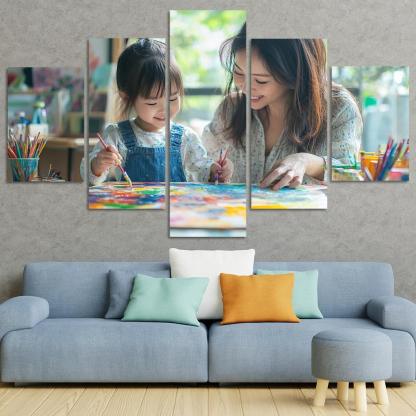 The Canvas Of Life A Mothers Creative Love One-piece Frames