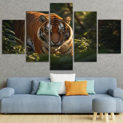 The Majestic Bengal Tiger A Striped Icon Of The Wild Custom Paintings Frame