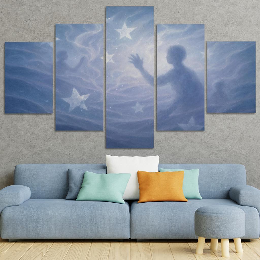 Resonant Echoes Of Forgotten Dreams Multi-panel Paintings