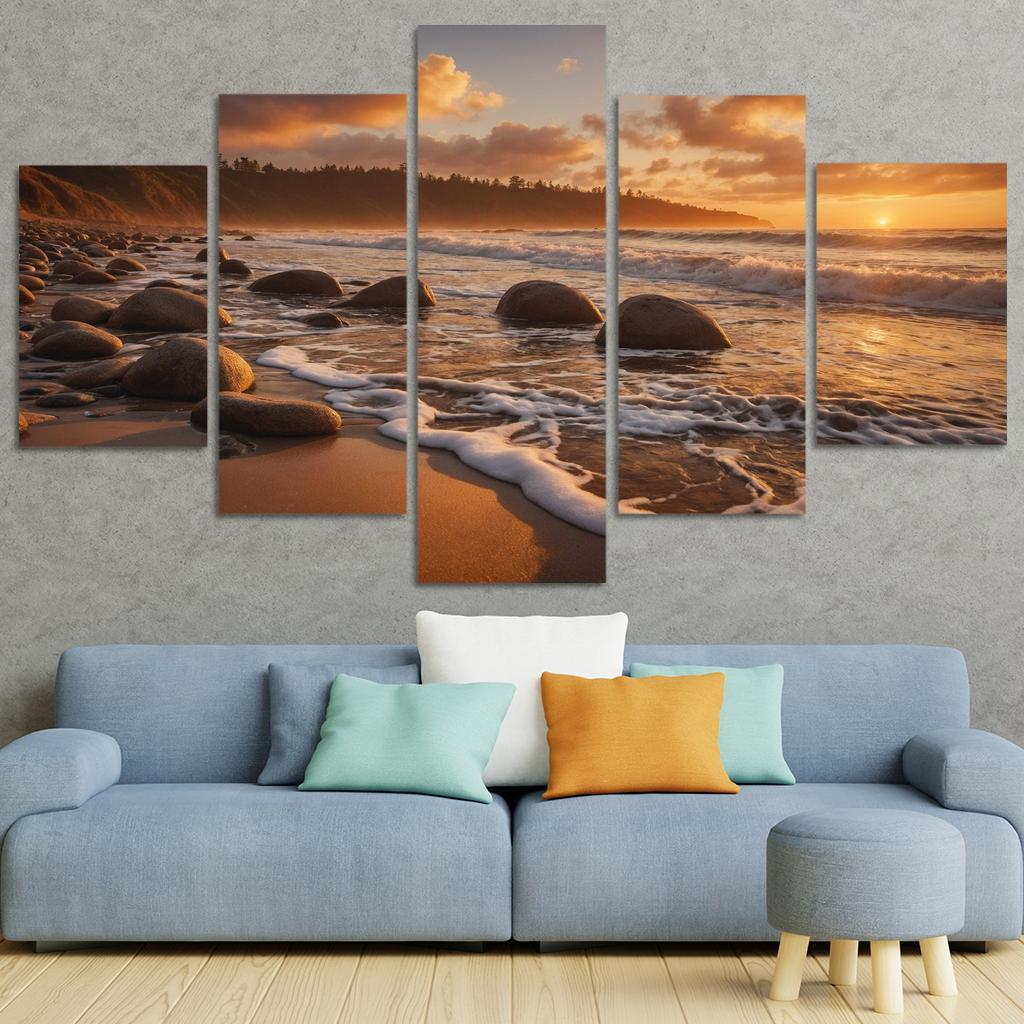 The Enchanted Coast Of Amber Waves Art Trends