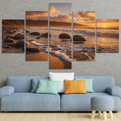 The Enchanted Coast Of Amber Waves Art Trends