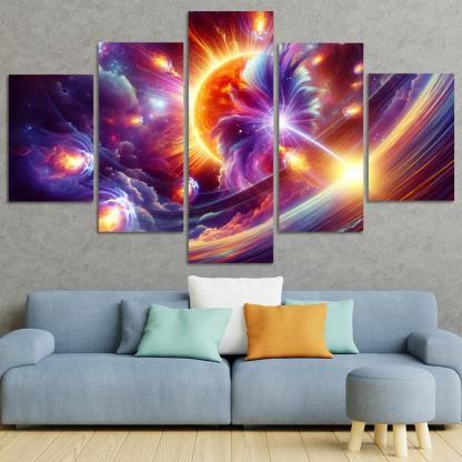 The Allure Of Space Weather Abstract Paintings Frame