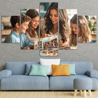 Mosaic Of Memories A Mothers Love Canvas Paintings Frame