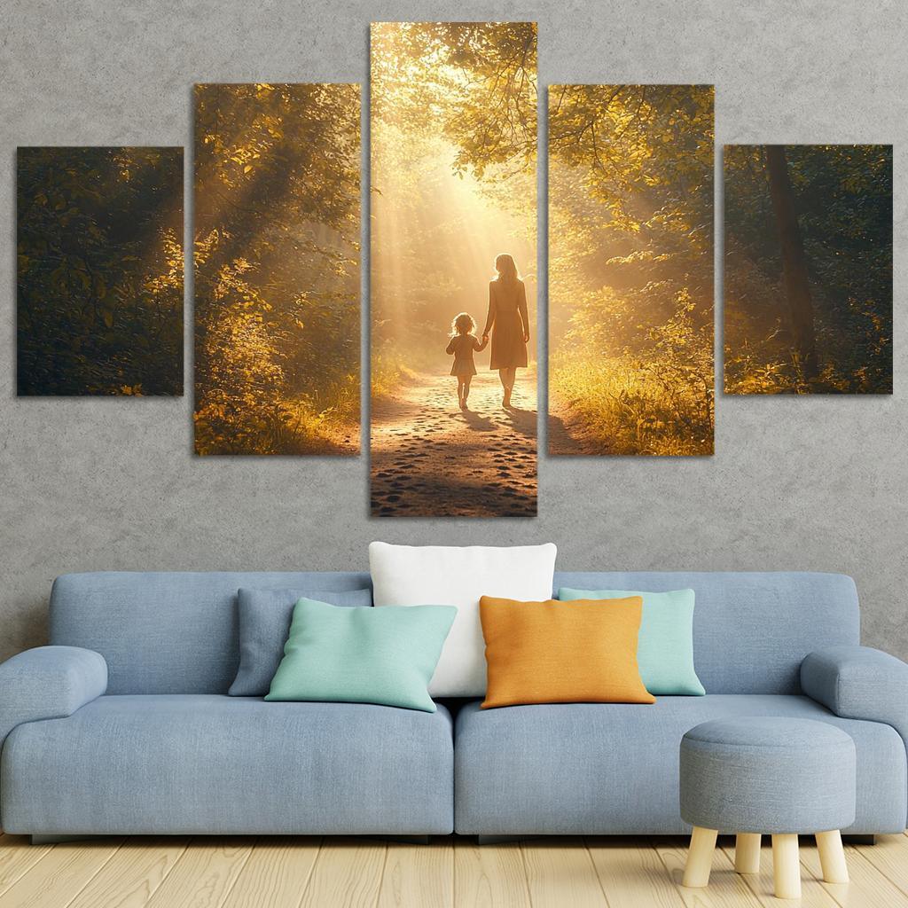 Footsteps In Time The Journey Of Love Custom Paintings Frame