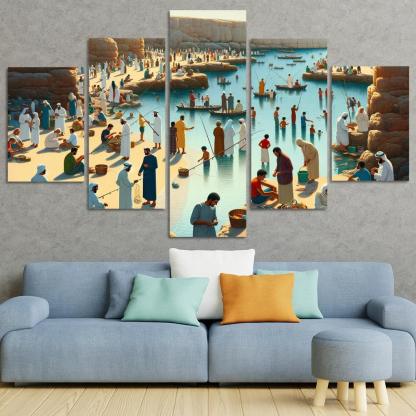 Fisherman's Cove Bounty Of The Sea Premium Artwork Frames