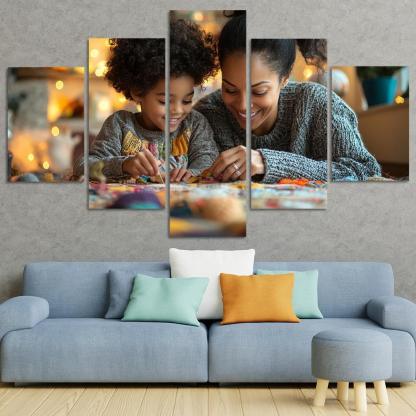 Threads Of Love Weaving A Mother's Legacy Canvas Paintings Frame