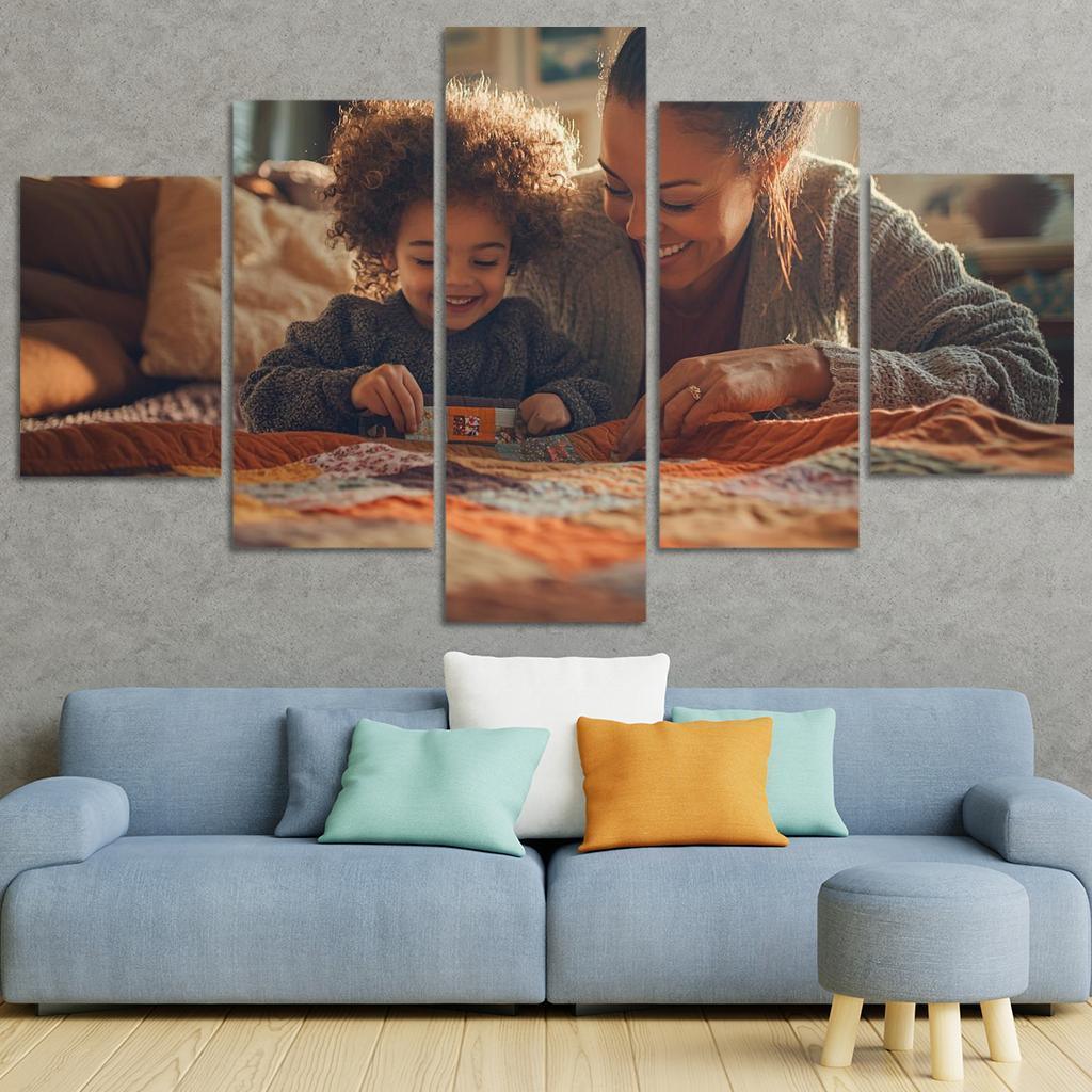 The Fabric Of Life A Mothers Threads Custom Paintings Frame
