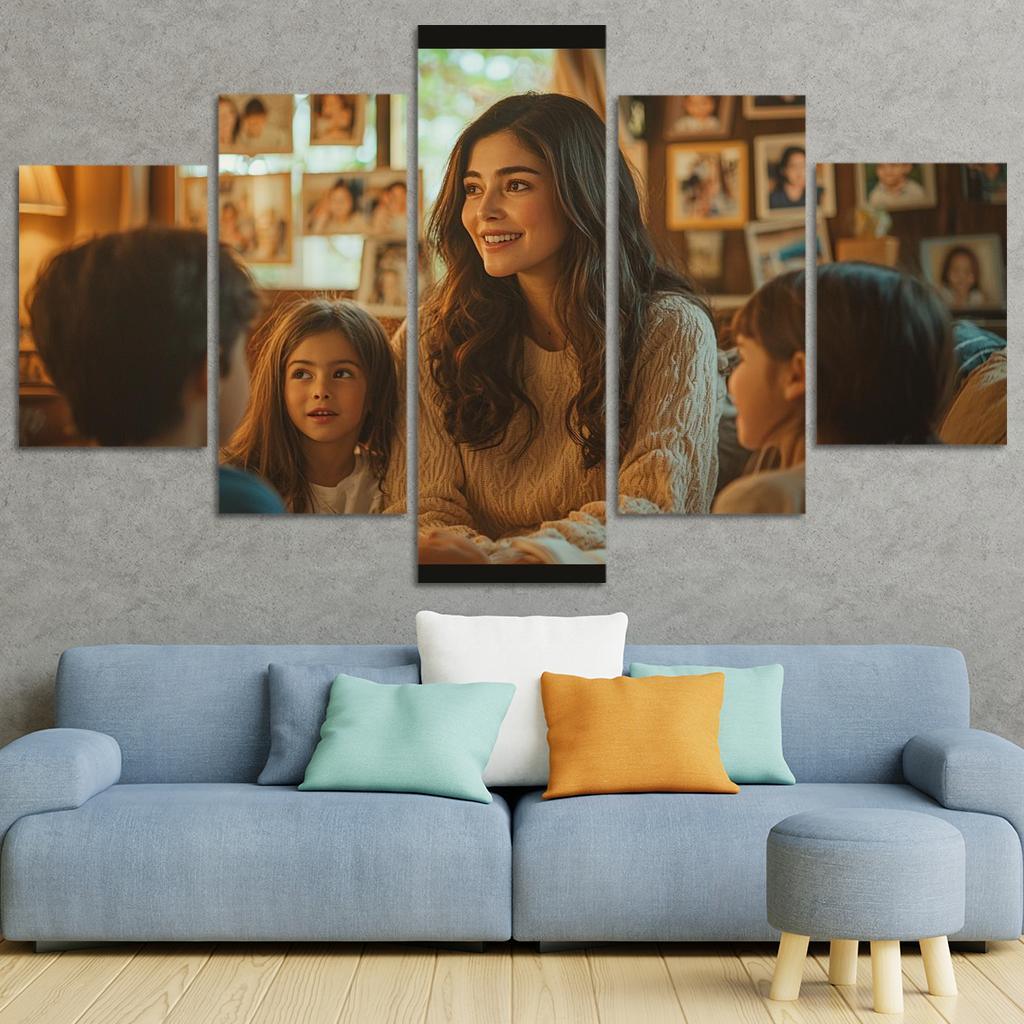 Through Her Lens A Mothers Perspective Modern Paintings Frame