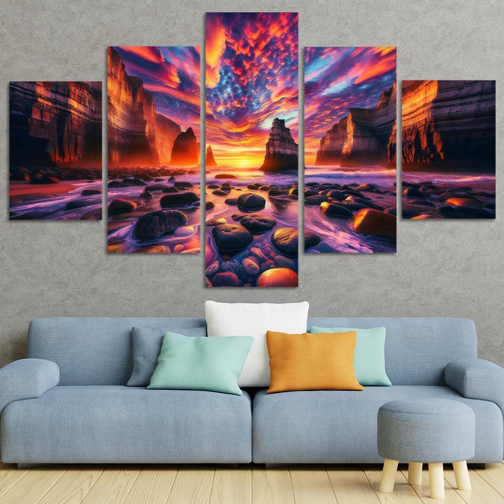 Sunset Cliffs A Photographer's Dream Custom Paintings Frame