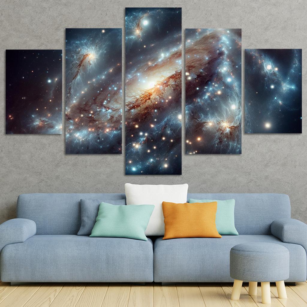 The Enigmatic Life Of Cosmic Dust Abstract Paintings Frame