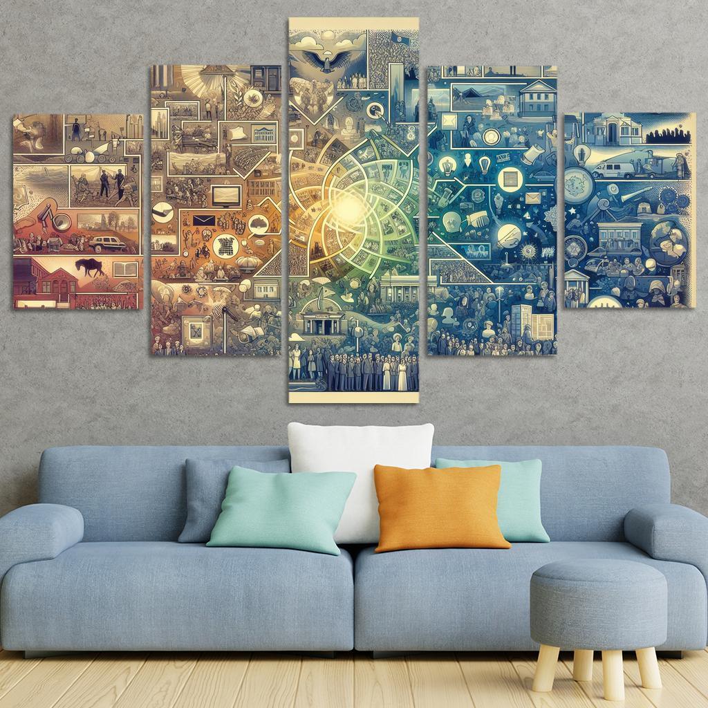 Whispers Of The Past Honoring Historical Trauma Multi-panel Paintings