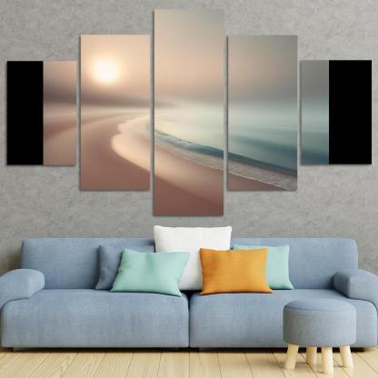 Misty Isle Beach Premium Artwork Frames
