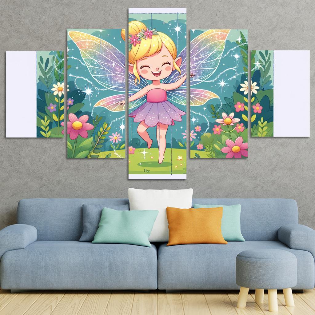 Fun Fairy - Magical Friend Framed Paintings