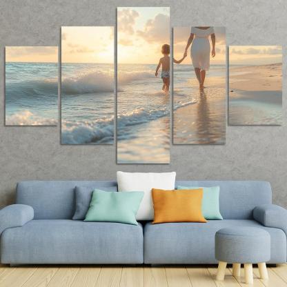 Embracing Change A Mothers Support Through Transitions Canvas Paintings Frame