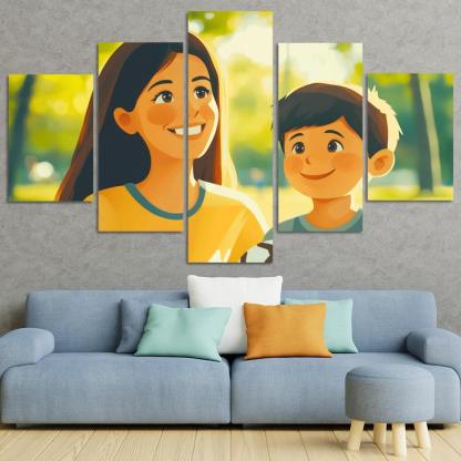 Heartstrings Of Hope A Mothers Encouragement Canvas Paintings Frame