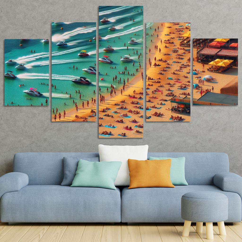 Palm Beach Bliss Sunny Shores And Water Sports Art Trends