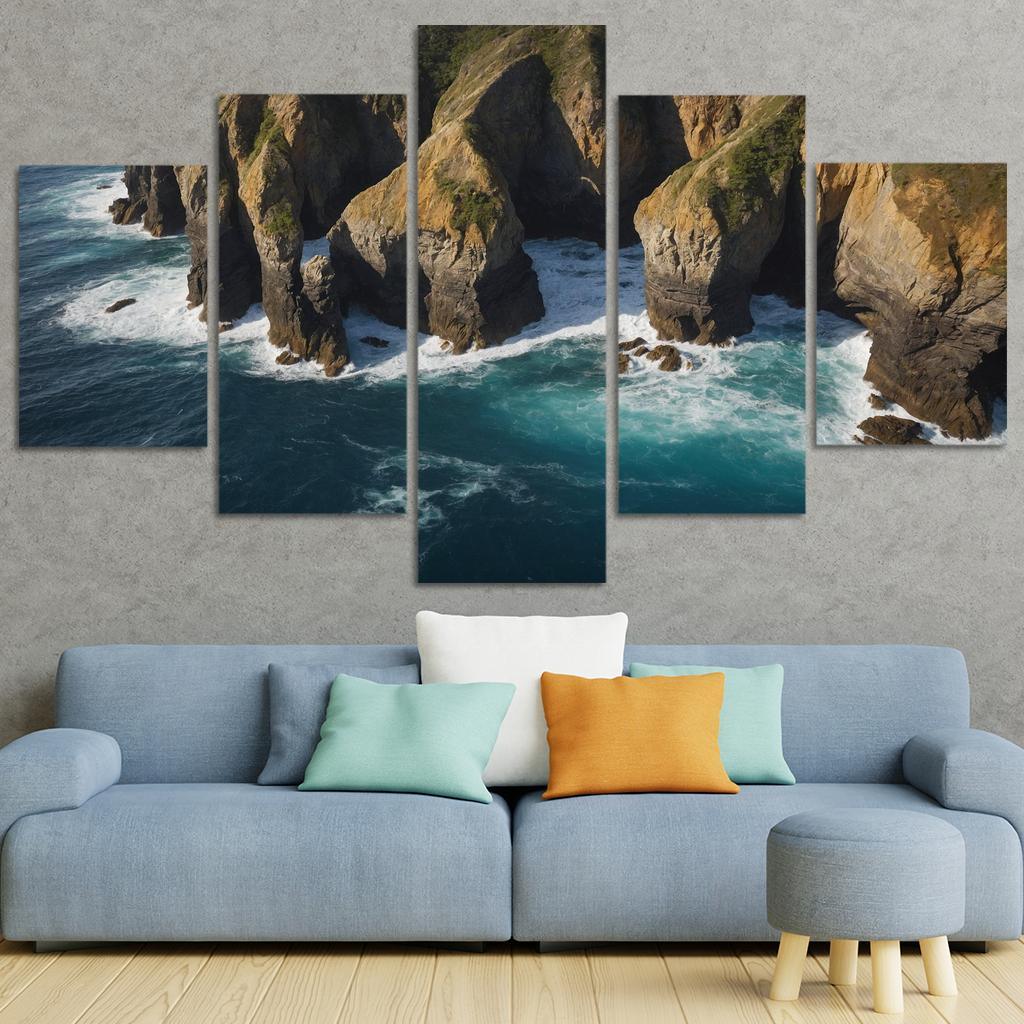 The Majestic Cliffs Of Azure Sky Art Trends