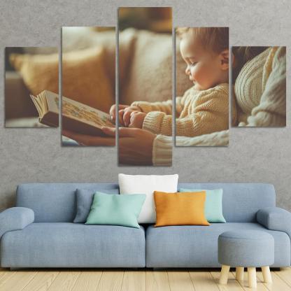 The Nurturing Touch A Mothers Loving Hands Canvas Paintings Frame