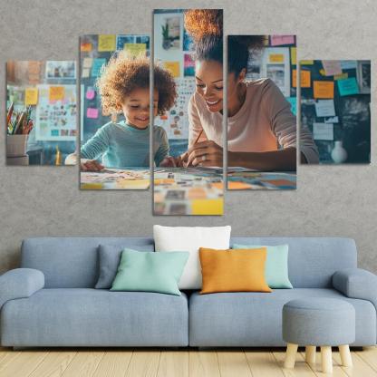 Wings Of Encouragement A Mothers Support Custom Paintings Frame