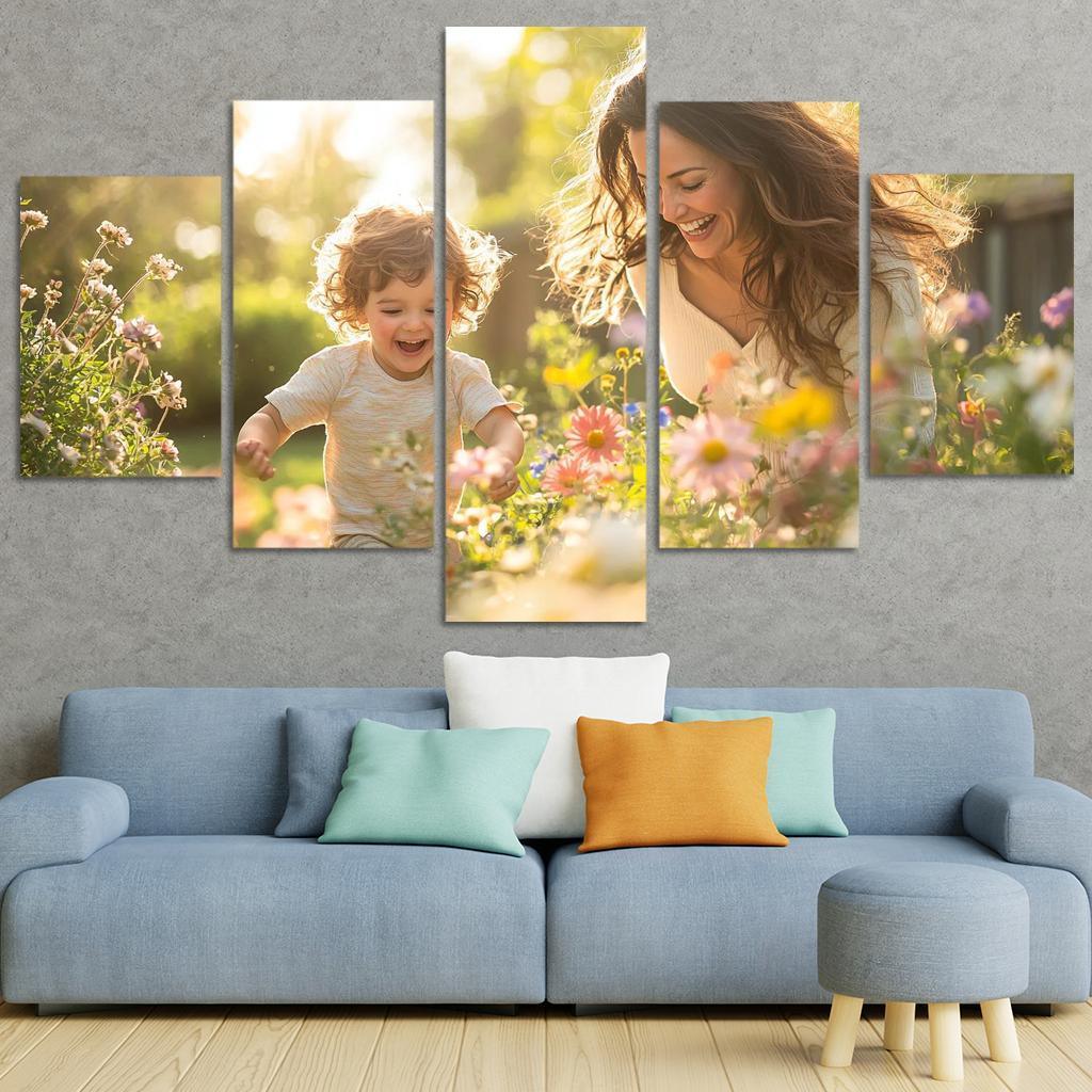 Sunlit Moments Embracing Daylight With Love Custom Paintings Frame
