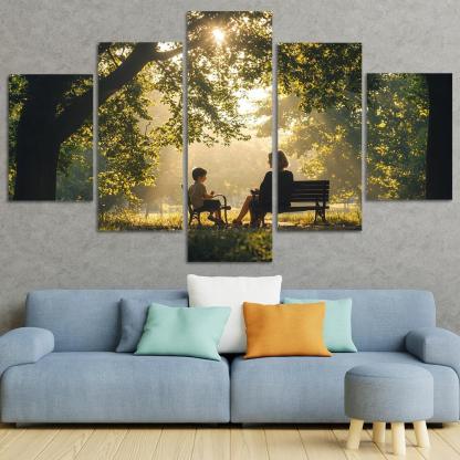 Reflections Of Love A Mother's Heartfelt Advice Canvas Paintings Frame