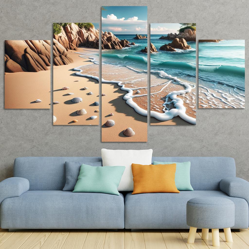 Secret Shore Off-the-beaten-path Oasis Premium Artwork Frames