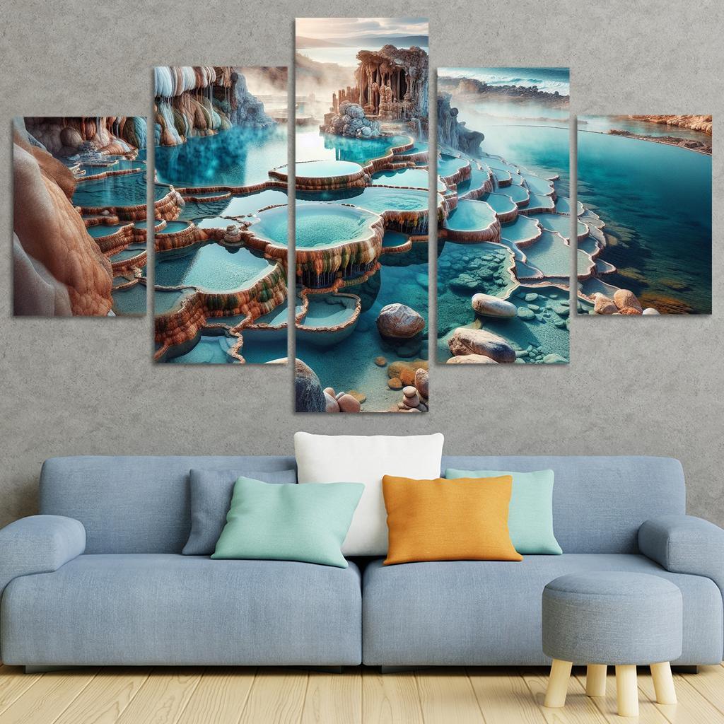 Blue Lagoon Natural Thermal Springs Premium Artwork Frames