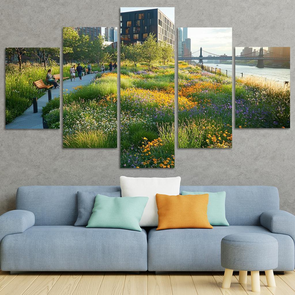 The High Line Abstract Paintings Frame