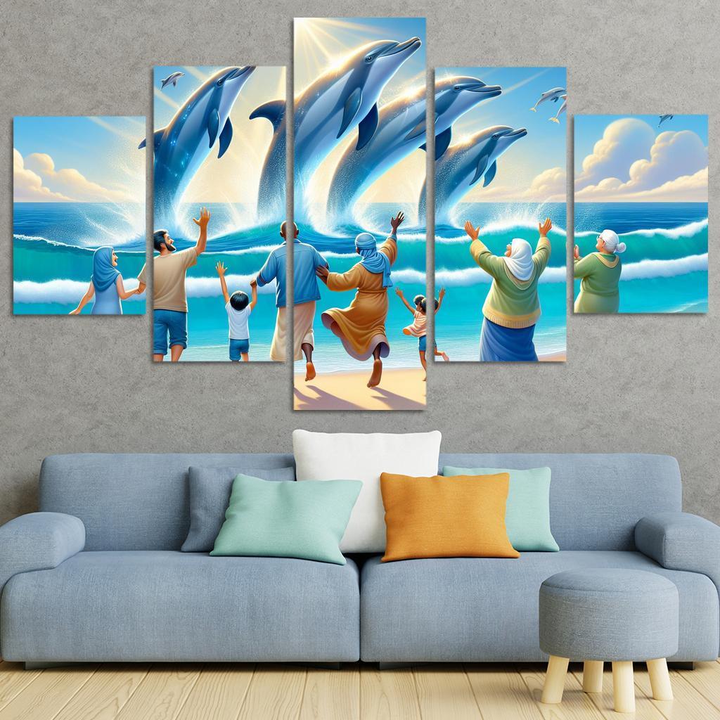 Dolphin Point Wildlife Encounter Premium Artwork Frames