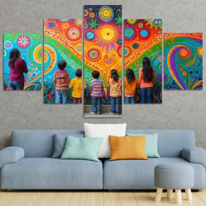 A Mothers Love The Heartbeat Of The Family Custom Paintings Frame