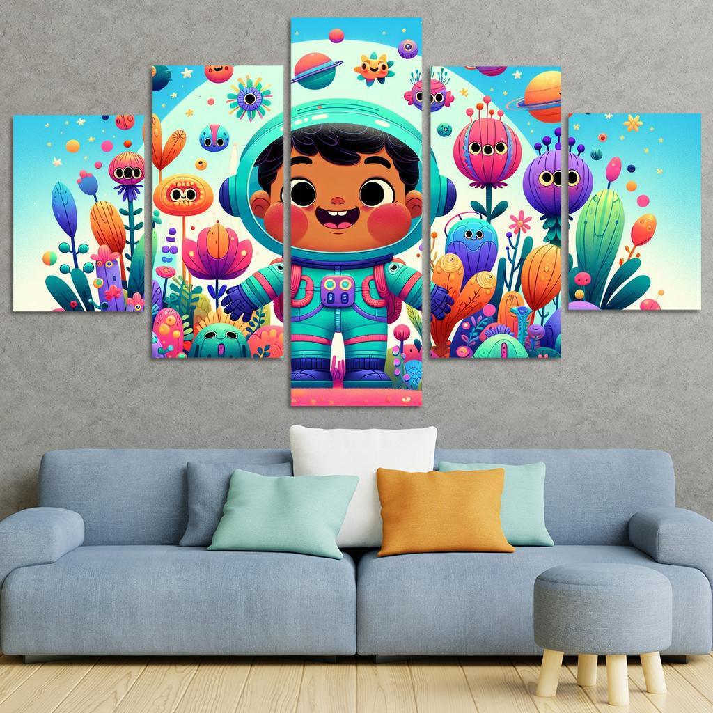 Brave Little Astronaut Premium Artwork Frames