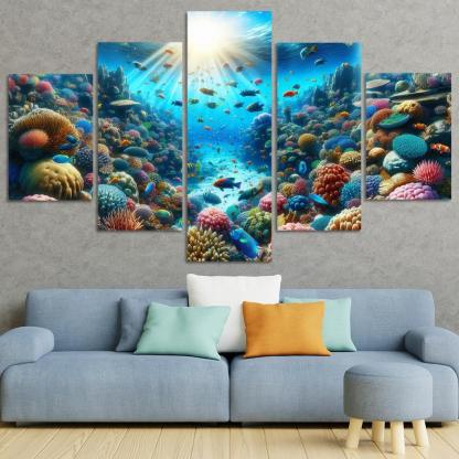 Mystic Waters An Adventure Seekers' Cove Custom Paintings Frame