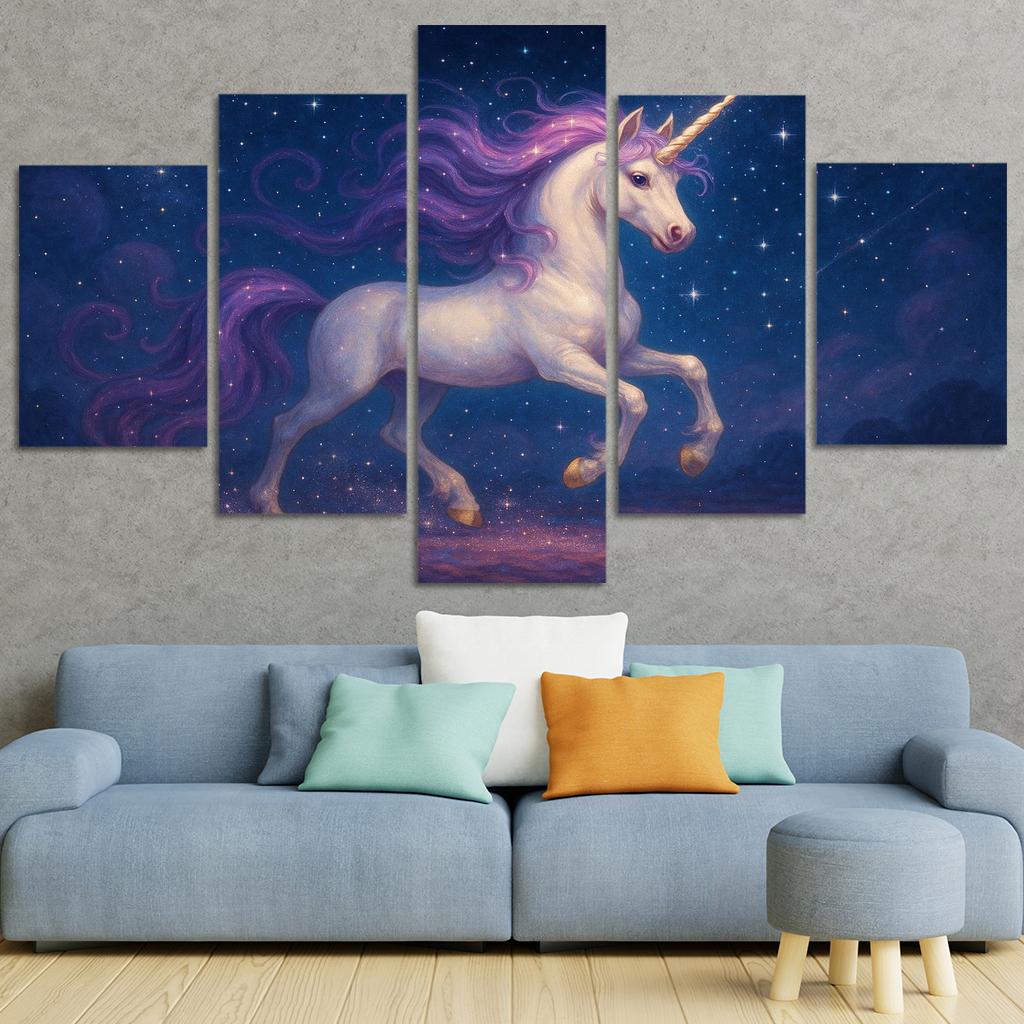 Enchanted Unicorn Dreams Premium Artwork Frames